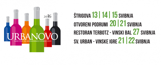 Posjetite nas na danima vina u županiji Zrinskih, Urbanovo 2016., 13.-15.05.2016.